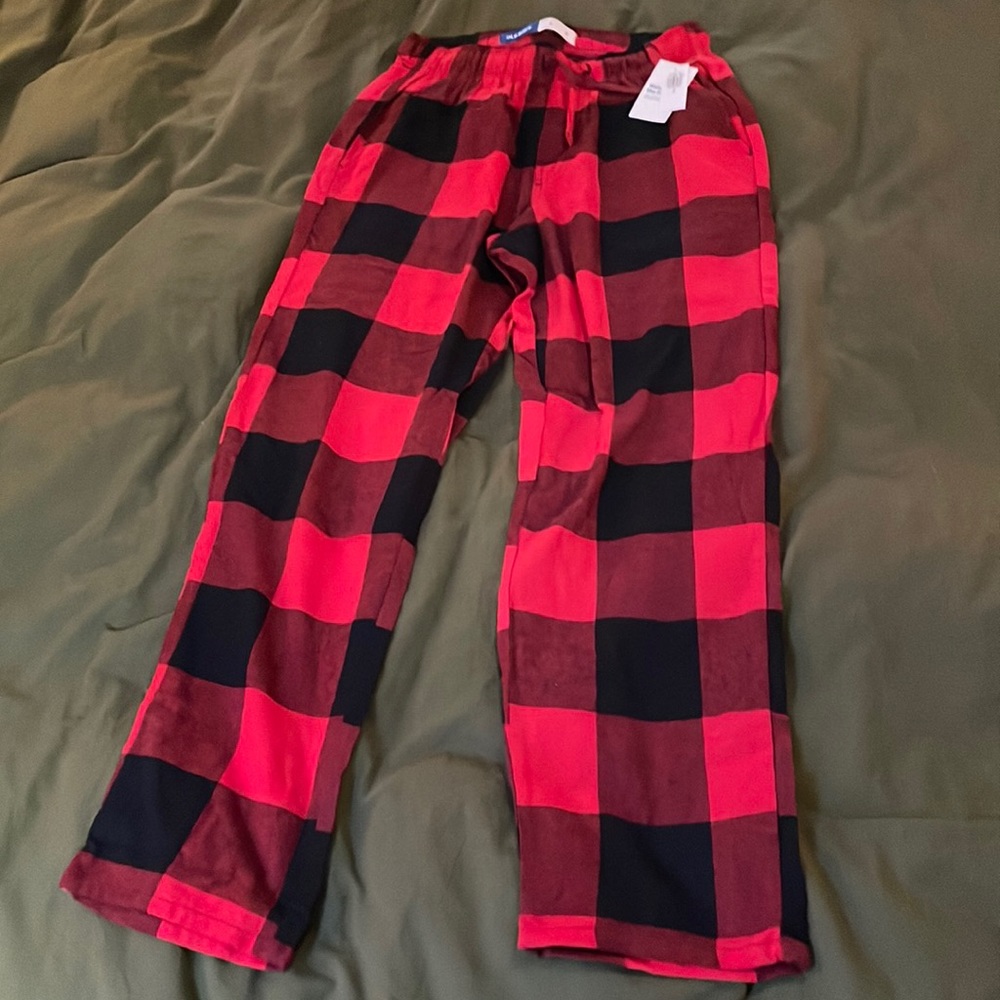 Flannel, red plaid PJ pants NEVER WORN